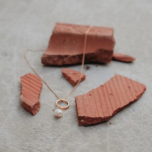 Gisel B Lisbon系列2号珍珠吊坠项链 商品图0