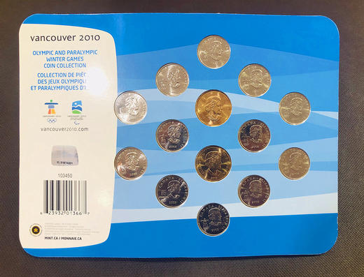 加拿大2010年温哥华冬奥会纪念币-14枚原封卡装 商品图3