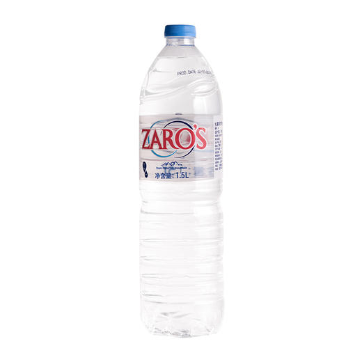 希腊进口 ZARO'S扎露斯饮用天然水 1.5L*6瓶/箱 商品图1