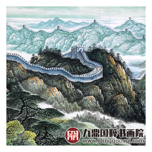 李泽江《长城雄姿》340*96cm 长城横幅作品 办公室/会议室挂画 商品图6