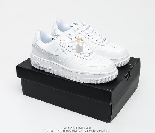 耐克Nike AF1 Pixel “像素解构白” 解构机能风空军一号百搭休闲板鞋 商品图3