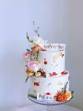 marry me | 求婚 | 鲜花蛋糕（提前3天预订）