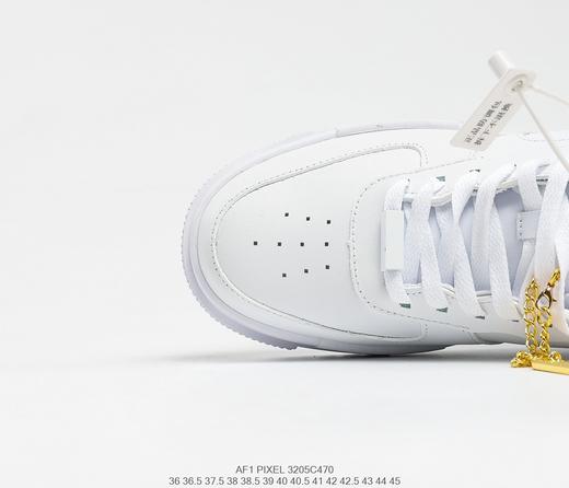 耐克Nike AF1 Pixel “像素解构白” 解构机能风空军一号百搭休闲板鞋 商品图4