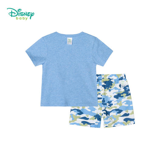 迪士尼童装男小童套装儿童夏季新款小孩短袖T恤短裤两件套帅212T1232 商品图4