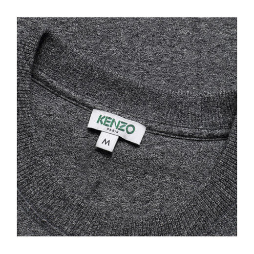 KENZO 高田贤三 男士虎头卫衣 灰色 F965 SW018 4X4 98 商品图2