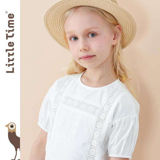 littletime童装小女童裙子夏天薄款洋气3岁4儿童连衣裙2020新款 商品图3