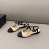 Chane*专柜最新款蝴蝶结凉鞋
平底3色 商品缩略图3