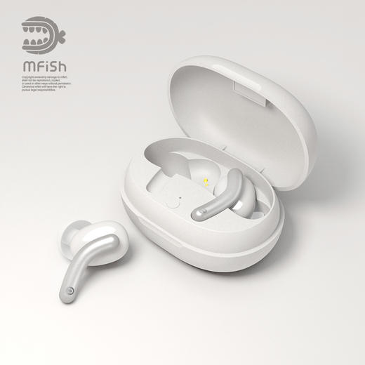 Mfish黑鱼Tws真无线蓝牙耳机高通5.0双耳迷你运动入耳耳机 商品图12