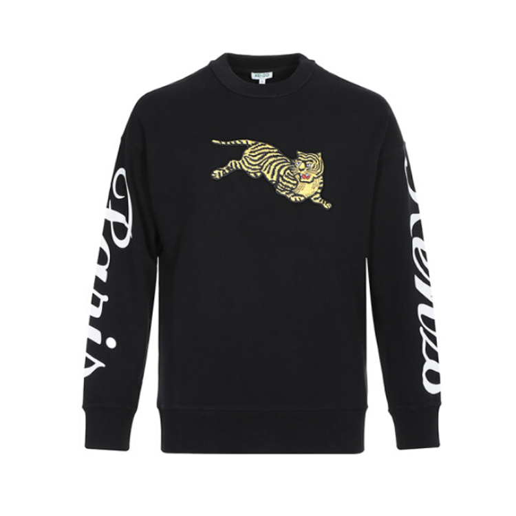 KENZO 高田贤三 男士老虎卫衣 黑色 F965 SW090 4MD 99