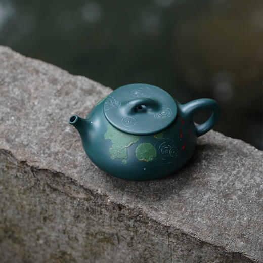 龙德堂陶艺 汤宣武《令瓢之雨水》苏门答腊青 220cc 库存请咨询客服 商品图2