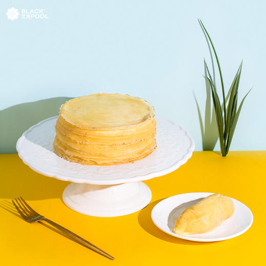 （兑换）【苏丹王榴莲千层（可全国配送）】一口就上瘾，皮软却小有嚼劲，一口一口吃不停 商品图1