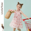 littletime童装2020夏季新品菠萝无袖连衣裙洋气女童无袖网纱裙 商品缩略图2