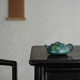 龙德堂陶艺 汤宣武《令瓢之雨水》苏门答腊青 220cc 库存请咨询客服