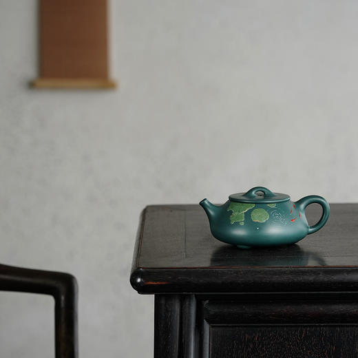 龙德堂陶艺 汤宣武《令瓢之雨水》苏门答腊青 220cc 库存请咨询客服 商品图0