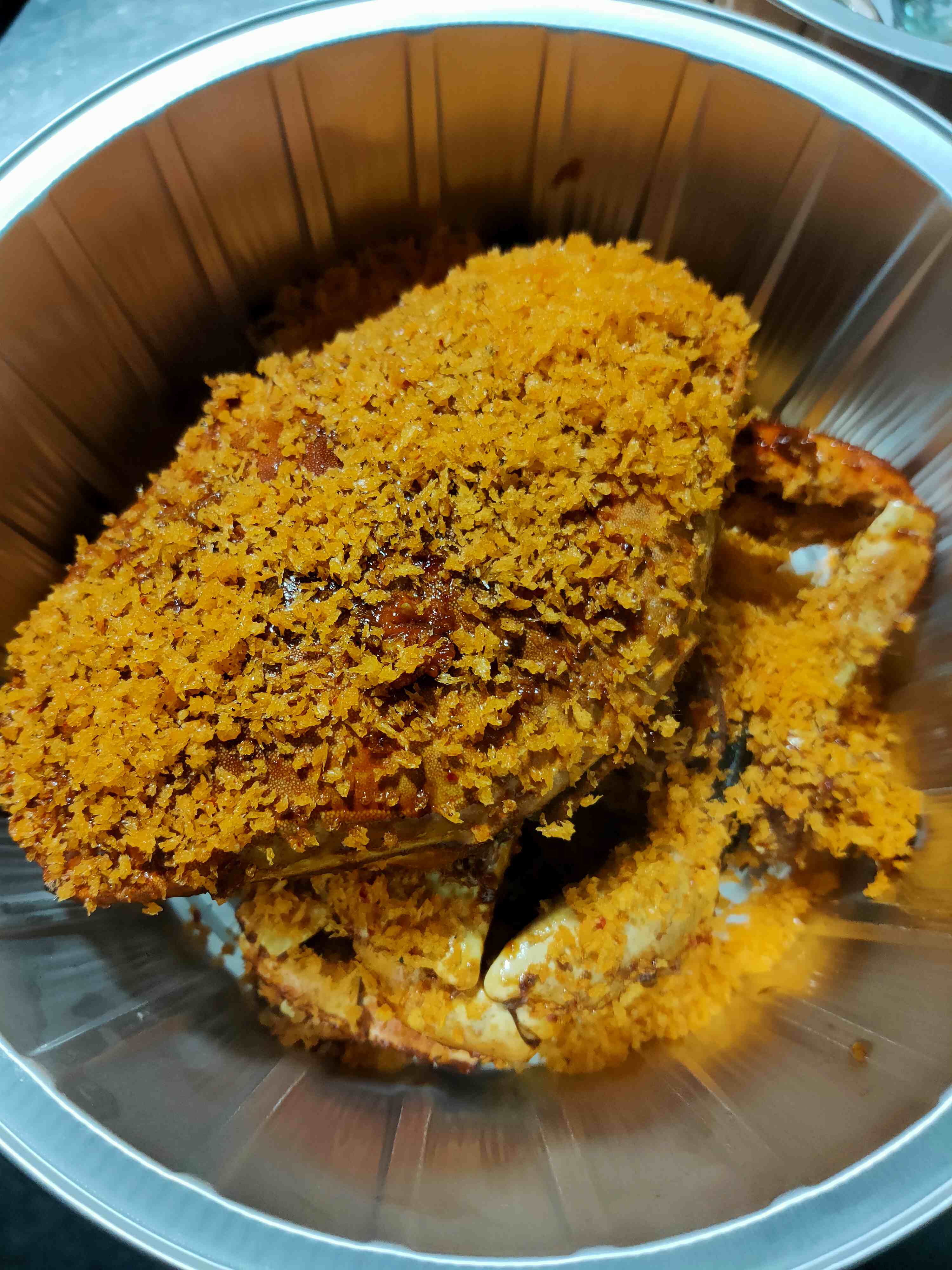 避风塘面包蟹，1只1份1.5一1.6斤