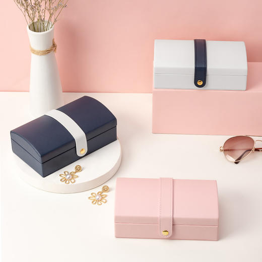 CrossingDays首饰盒耳环耳钉项链手饰品收纳盒多层多功能大容量欧式 高档 奢华 商品图4