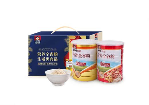 桂格礼盒装营养全谷粉 1.2kg/盒【营养全谷粉银杏风味+营养全谷粉坚果籽风味】 商品图1