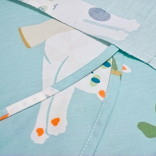 【幸运土猫】园艺喵如茉全棉纯棉猫三四件套件柔软被套原创设计 商品图2