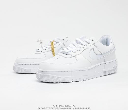 耐克Nike AF1 Pixel “像素解构白” 解构机能风空军一号百搭休闲板鞋 商品图8