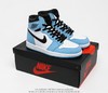 耐克Nike Air Jordan 1 Retro High OG"University Blue"AJ1代经典复古经典高帮百搭文化篮球鞋“大学蓝北卡蓝黑曜石2.0” 商品缩略图4