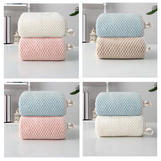 【菠萝格柔软毛巾】吸水毛巾居家日用布艺洗脸巾成人加厚 商品图3