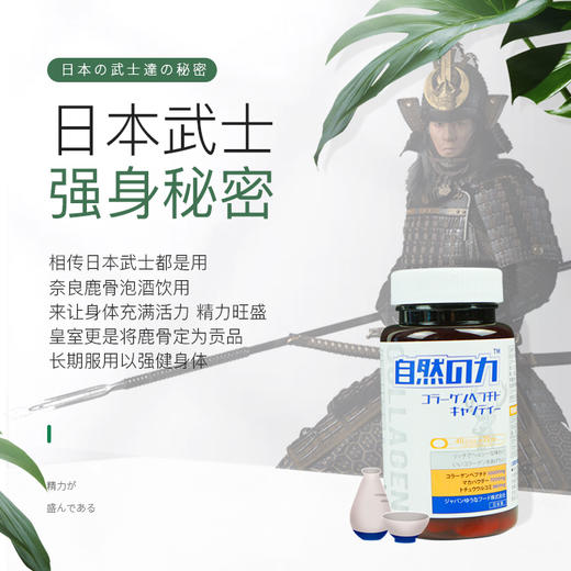 自然之力鹿骨玛咖起阳片精选奈良鹿骨蛋白肽 商品图2
