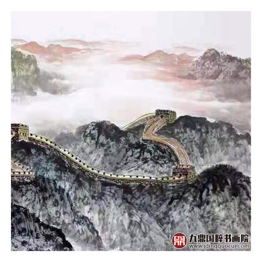 高云鹏《江山多娇》68*178cm 长城横幅作品 办公室/会议室挂画 商品图6