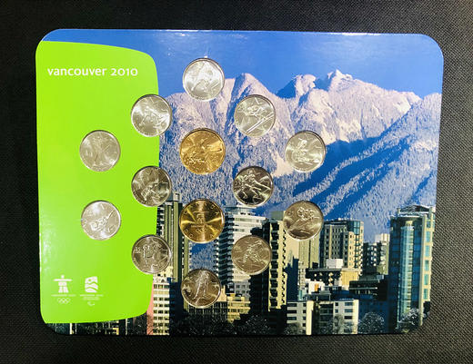 加拿大2010年温哥华冬奥会纪念币-14枚原封卡装 商品图4