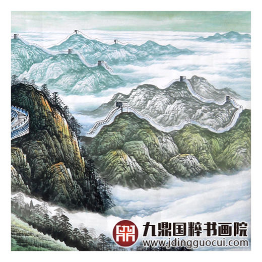 李泽江《长城雄姿》340*96cm 长城横幅作品 办公室/会议室挂画 商品图7