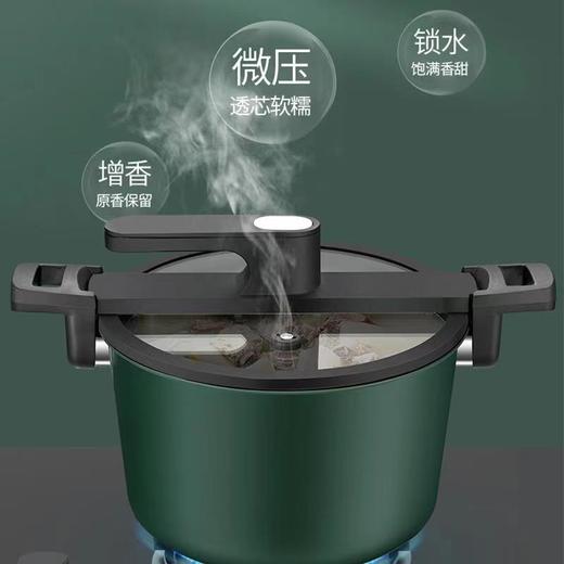 孝敏栖凤Xiaomin Qifeng 德国工艺 微压锅家用高压锅防爆压力锅多功能低压锅不粘锅燃气电磁炉通用 商品图0
