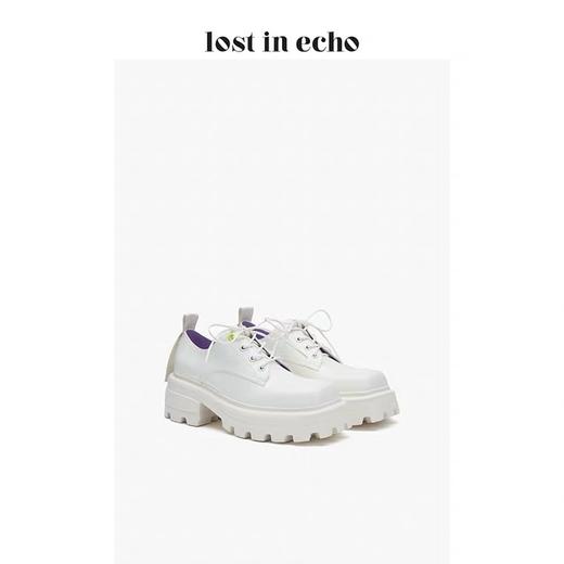 方头系带撞色气眼中性西装鞋 商品图1