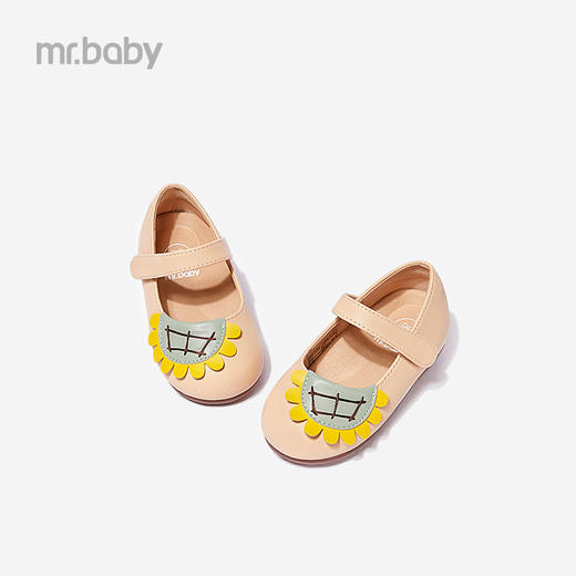 mr.baby女童鞋 2021春季新款萌趣花朵魔术贴软底 宝宝学步鞋1-3岁 商品图0