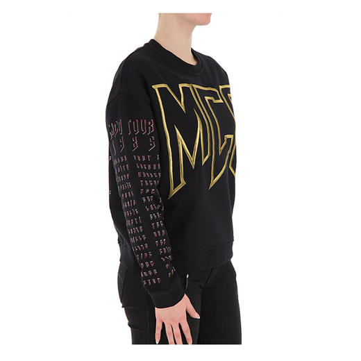 MCQ 麦昆 女士卫衣 黄色字母logo 472273 RMJ73 1000 商品图2