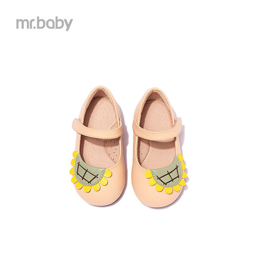 mr.baby女童鞋 2021春季新款萌趣花朵魔术贴软底 宝宝学步鞋1-3岁 商品图2