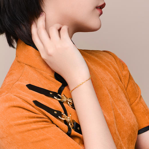 東祥 18K金手链 细水长流 商品图3