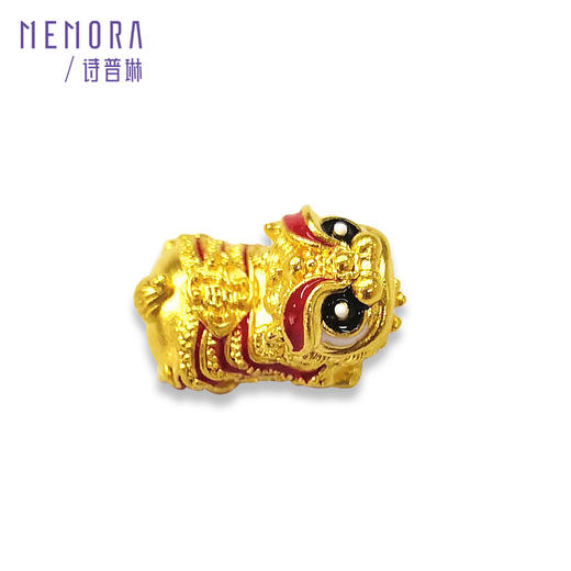 足金醒狮转运珠 黄金小醒狮转运珠HP431101 商品图4