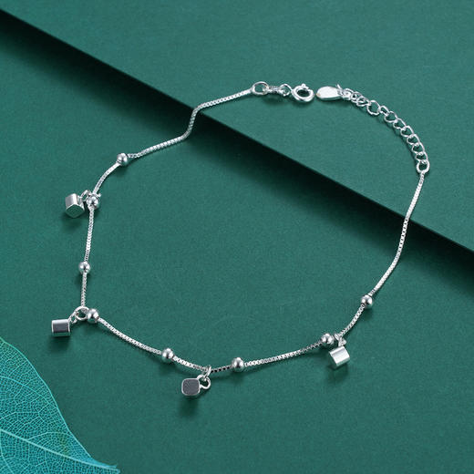 【方寸间】925银时尚脚链【QBJL002】2101 商品图4