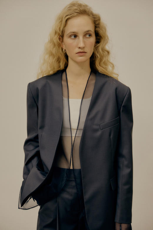 LOW CLASSIC  米白色/黑色/柳绿色环保纤维针织背心 商品图6