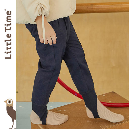 littletime童装女童打底裤春秋外穿洋气儿童裤子女秋款长裤1-2岁 商品图2