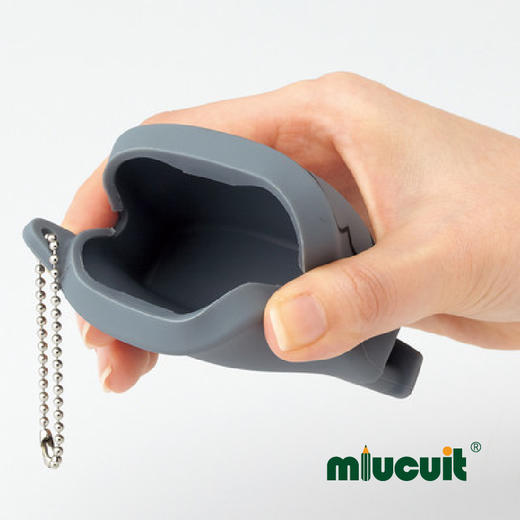 日本LIHIT LAB.PUNILABO可爱卡通硅胶随身耳机收纳盒桌面手机支架 商品图2