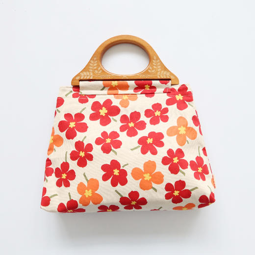 HUJI祤集Embrace手提包插画小花朵朵 商品图0