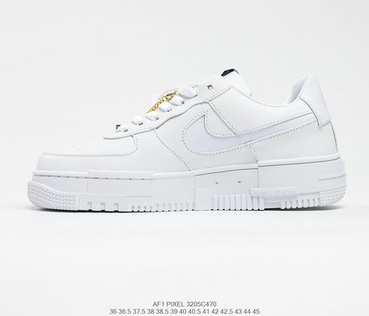 耐克Nike AF1 Pixel “像素解构白” 解构机能风空军一号百搭休闲板鞋 商品图0