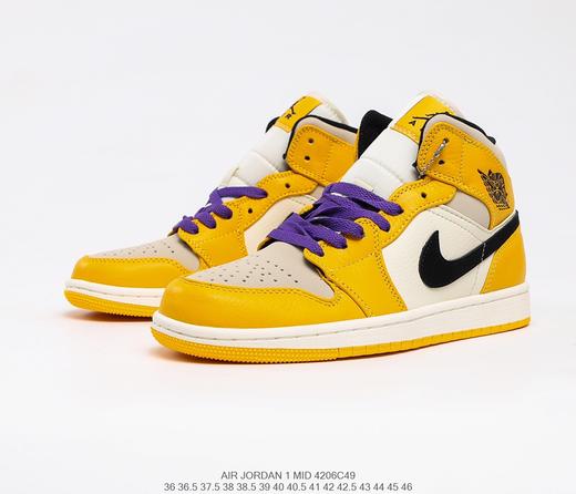 耐克NIKE Air Jordan 1 Mid AJ1乔丹一代中帮经典复古文化休闲运动篮球鞋 商品图6