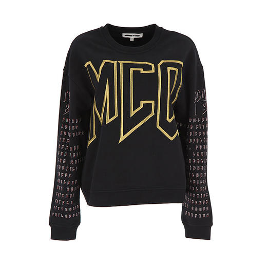 MCQ 麦昆 女士卫衣 黄色字母logo 472273 RMJ73 1000 商品图0