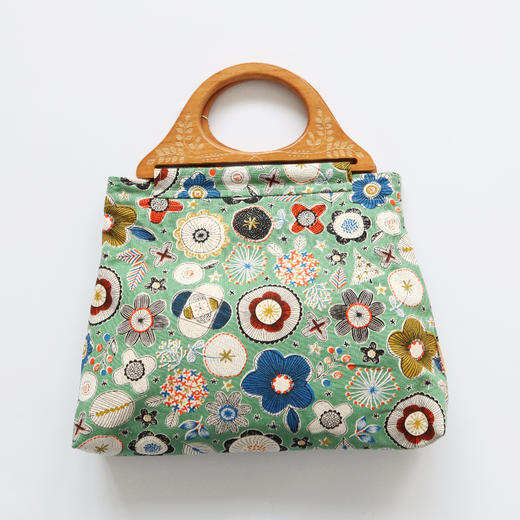 HUJI祤集Embrace手提包插画可爱花花 商品图8