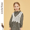 littletime童装钩花森系马甲 2021春装新款镂空单排扣针织上衣 商品缩略图0
