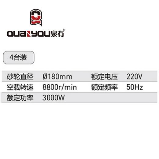 角磨机180mm QY-9180M 商品图1