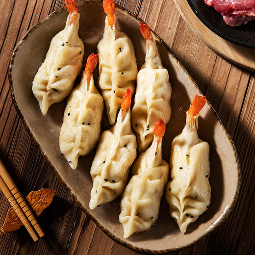 一条狗 凤尾虾锅贴 老上海美味速食面点早餐 商品图4