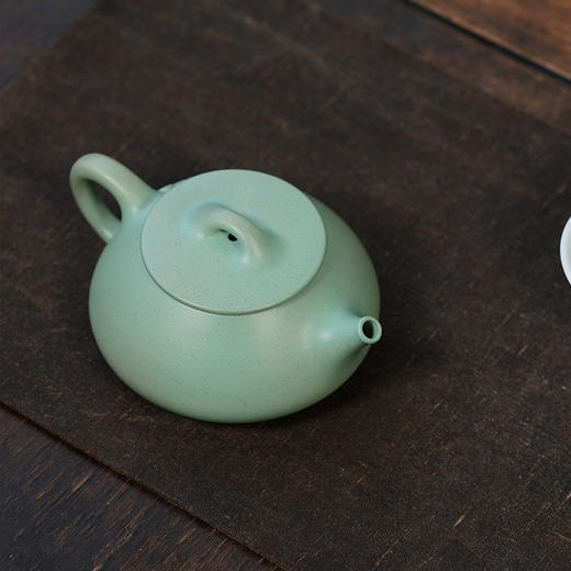 龙德堂陶艺 汤宣武《令瓢之立春》苹果绿 230cc 库存请咨询客服 商品图2