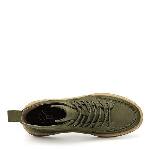 【20秋冬新款】Sze/Sze 牛皮 男士时尚休闲马丁靴 中帮鞋高帮板鞋英伦风工装短靴 X11M020 商品图2